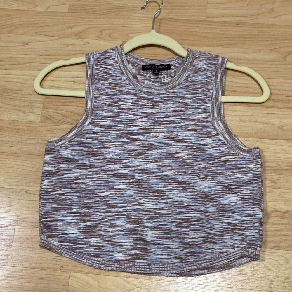 Cropped Sweater Vest